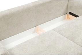 Sofa ADEL z funkcja spania i pojemnikiem ECRU OVER THE HORIZON 03