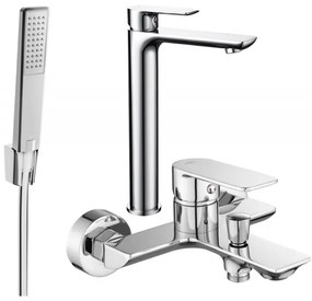 Mexen Alfa R72 zestaw wannowy, chrom - 745713R72-00