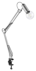 Leuchten Direkt 14773-55 - Lampa stołowa z klipsem TURN ME 1xE27/60W/230V chrom