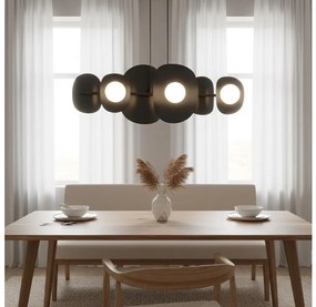 Żyrandol na lince ELEMENTI 6xG9/8W/230V czarny