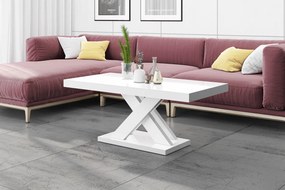 Designerska ława nierozkładana Xenon Lux Mini w wysokim połysku