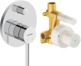 Duravit Circle jednouchwytowa bateria podtynkowa Chrom - 2 ujścia wody