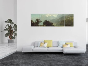 Obraz - Albert Bierstadt, Lake Lucerne, reprodukcje (170x50 cm)