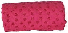 Antypoślizgowy ręcznik do jogi z torbą w prezencie-pink