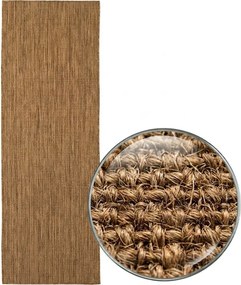 Dywan zewnętrzno-wewnętrzny Mira brązowy 80 cm x 250 cm