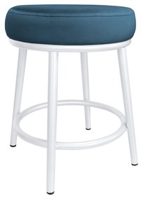 Taboret Ben noga metalowa biała MG33