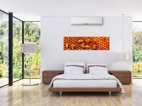 Obraz - Plaster miodu (170x50 cm)