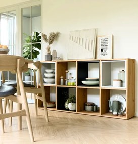 Komorowy regał na zabawki dąb artisan D8-M69