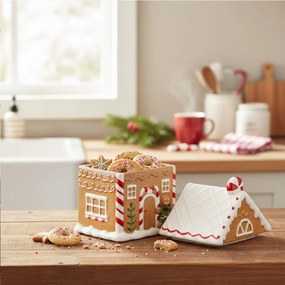 Słoik na ciastka w kształcie domku z piernika, 1,5 L