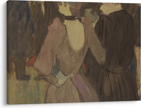Obraz - Henri de Toulouse-Lautrec, La Goulue and Her Sister, reprodukcje (70x50 cm)