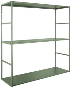 Zielona wielopoziomowa metalowa półka 60 cm Level – PT LIVING