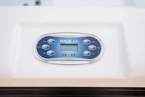 JACUZZI OGRODOWE PREMIUM WANNA  SPA 5-OSOBOWA WHITE OBUDOWA BROWN 195x195 CM