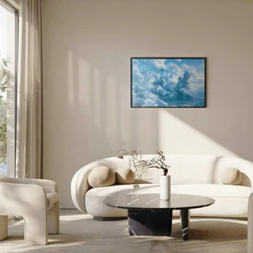Plakat Ocean w powietrzu 30x21 cm z ramą czarną bez marginesu ARTGEIST B