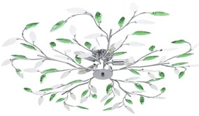 Zielona lampa sufitowa w kształcie liści - EX217 R9-P69