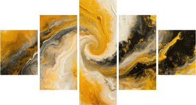 Obraz - Abstrakcja spiralna (125x70 cm)