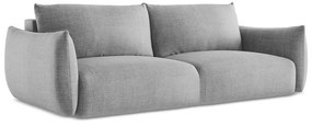 Jasnoszara rozkładana sofa 230 cm Leila – Makamii