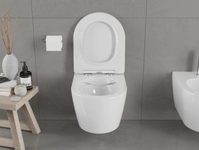 Mexen Carmen miska wc Rimless, biała połysk - 3388XX00