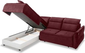 Narożnik MURILLO L z elektryczną regulacją siedziska Lewostronny w tkaninie VOGUE 07 WERSAL