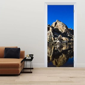 Fototapeta na drzwi - Lustrzane skały (95x205cm)