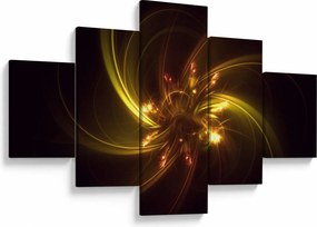 Obraz - abstrakcja śmigieł (125x70 cm)