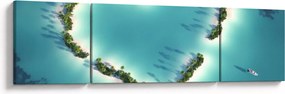 Obraz - Wyspy serca (170x50 cm)