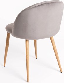 Zestaw 4 Krzese Vint Aksamitne