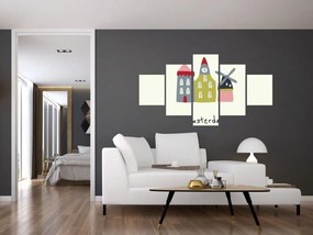 Obraz - Miasta Europy N⁰4 (125x70 cm)