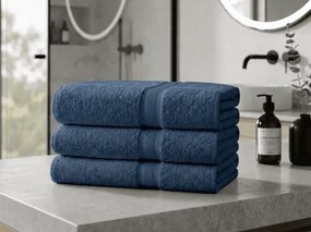 Ręcznik CLARYSSE ELEGANCE 60x110 cm ciemnoniebieski, 100% bawełna