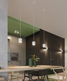 Minimalistyczna lampa wisząca E815-Orbil - biały