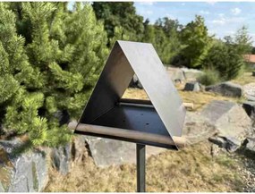 Vela Karmnik dla ptaków 25 x 25 x 20 cm, corten CORGARDEN 1041