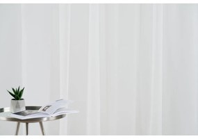 Beżowa firanka z woalu 140x245 cm Crush – Mendola Fabrics