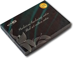 Kvalitex Pościel satynowa Luxury Collection biały, 140 x 200 cm, 70 x 90 cm