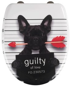 Deska sedesowa wolnoopadająca 37,5 x 41,5 cm Guilty Dog – Wenko