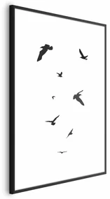 Plakat Wieczorny lot 29,7x42 cm z ramą czarną z marginesem ARTGEIST B