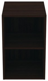 Ciemnobrązowa niska wisząca szafka łazienkowa w dekorze dębu 40x63 cm i.Life B – Ideal Standard
