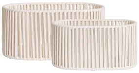Tekstylne koszyki zestaw 2 szt. 38x25,5x18 cm Arese – House Nordic