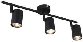 Inteligentne reflektory czarne z regulacją, w tym WiFi GU10 - Jeana 3 Nowoczesny Oswietlenie wewnetrzne