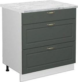 Szafka dolna do kuchni green gold country 80x60x82 fame-line