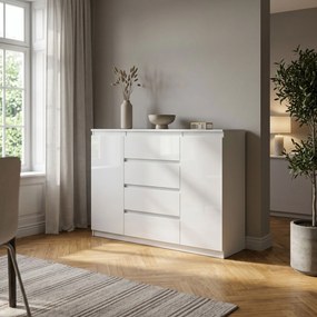 Komoda NUDO 120 cm do Salonu Sypialni Biały
