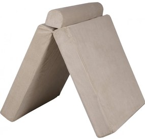 Slimcord sztruksowa sofa dziecięca, beżowa - meowbaby®