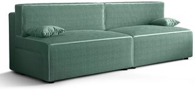Miętowa rozkładana sofa - Lider 3X