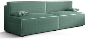 Miętowa rozkładana sofa - Lider 3X