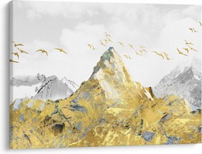 Obraz - Złota góra (70x50 cm)