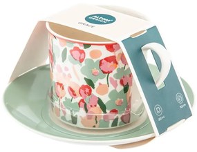 Altom Porcelanowa filiżanka ze spodkiem Grace 260ml
