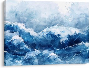 Obraz - Ilustracja przedstawiająca morze (70x50 cm)