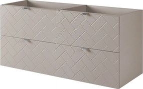 Meble łazienkowe, Kaszmir, 120 x 57 x 46 cm, uchwyty srebrne