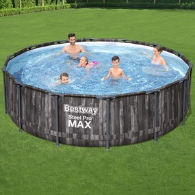 Basen stelażowy Steel Pro Max 427x 107 cm 13030 l BESTWAY