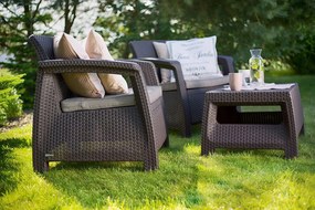 Zestaw ogrodowy CORFU WEEKEND - brązowy