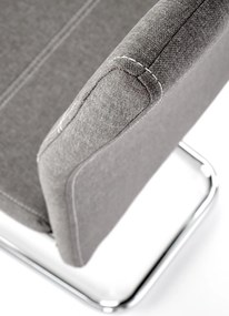 Tapicerowane krzesło do jadalni na płozach K349