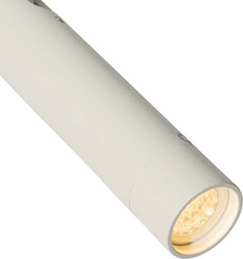 Nowoczesny system oświetlenia szynowego Slimline Uzzy z 10 białymi reflektorami jednofazowymi